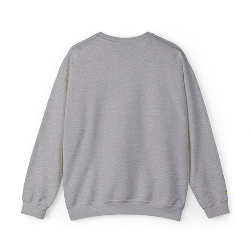 California Embroidered Crewneck Sweatshirt — Green Vintage 'CA' Paw Logo