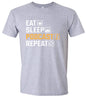 Eat. Sleep. Podcast. Repeat. Adult Gildan Soft Shirt