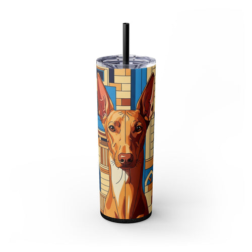 Skinny Tumbler with Straw – 20 oz Stainless Steel Cup