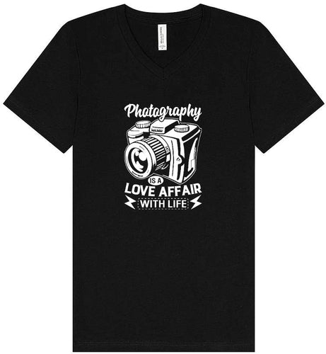 Photography Love Affair  Unisex V-Neck Shirt