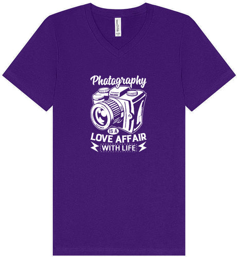 Photography Love Affair  Unisex V-Neck Shirt