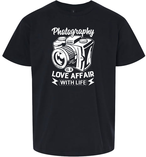 Photography Love Affair  Children's Gildan Soft Shirt