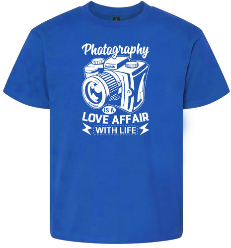 Photography Love Affair  Children's Gildan Soft Shirt