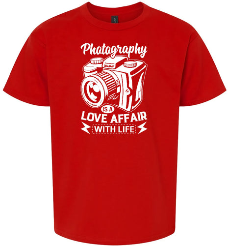 Photography Love Affair  Children's Gildan Soft Shirt