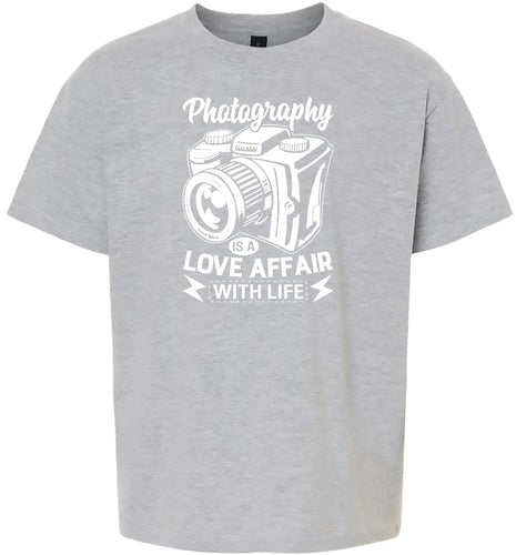 Photography Love Affair  Children's Gildan Soft Shirt