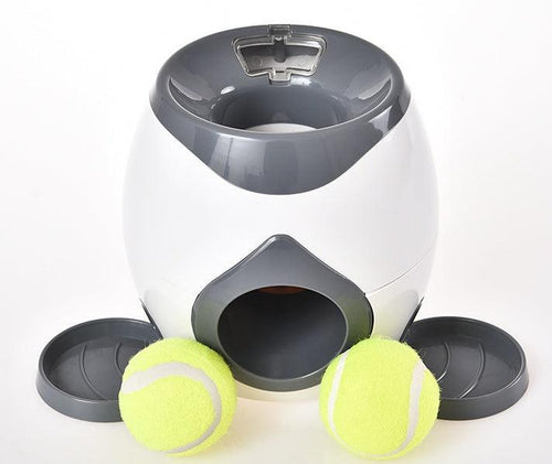 Smart Food Reward Dog Tennis Ball Launcher
