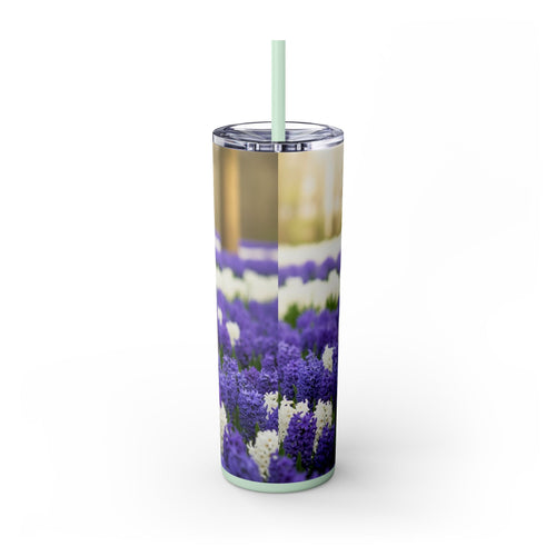 Skinny Tumbler with Straw – 20 oz Stainless Steel Cup