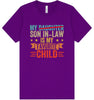 Son in Law is My Favorite Adult Bella Canvas Shirt