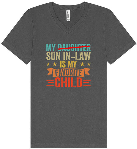 Son in Law is My Favorite Unisex V-Neck Shirt