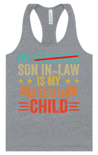 Son in Law is My Favorite Women's Racerback Tank