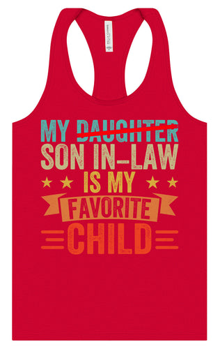 Son in Law is My Favorite Women's Racerback Tank