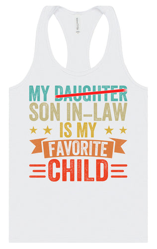 Son in Law is My Favorite Women's Racerback Tank