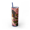 Skinny Tumbler with Straw – 20 oz Stainless Steel Cup