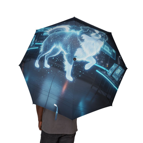 48 Semi-Automatic Umbrella – Windproof Large Travel Rain Umbrella
