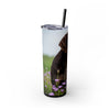Skinny Tumbler with Straw – 20 oz Stainless Steel Cup