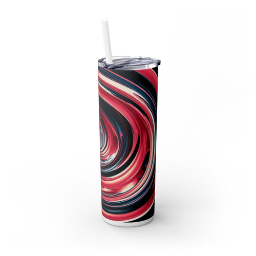 Skinny Tumbler with Straw – 20 oz Stainless Steel Cup