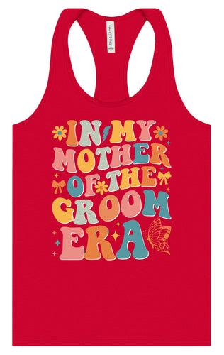 Mother of the Groom Era Women's Racerback Tank