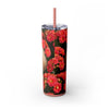 Skinny Tumbler with Straw – 20 oz Stainless Steel Cup