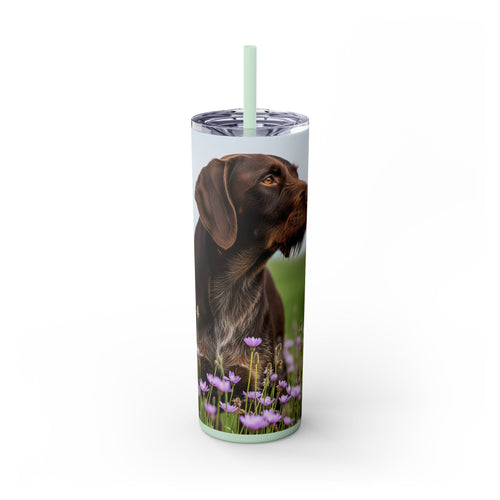 Skinny Tumbler with Straw – 20 oz Stainless Steel Cup