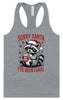Sorry Santa I've Been Feral Women's Racerback Tank