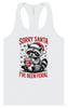 Sorry Santa I've Been Feral Women's Racerback Tank