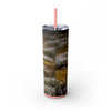 Skinny Tumbler with Straw – 20 oz Stainless Steel Cup