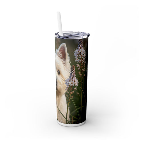 Skinny Tumbler with Straw – 20 oz Stainless Steel Cup