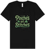 Pinches Get Stitches Unisex V-Neck Shirt