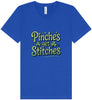 Pinches Get Stitches Unisex V-Neck Shirt