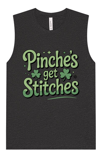 Pinches Get Stitches Muscle Tank