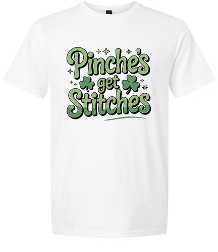 Pinches Get Stitches Adult Gildan Soft Shirt
