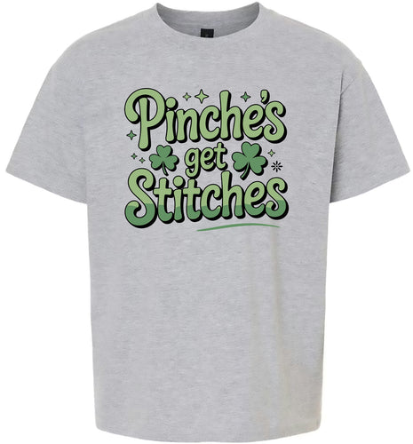 Pinches Get Stitches Children's Gildan Soft Shirt