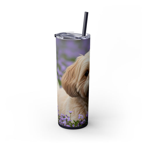 Skinny Tumbler with Straw – 20 oz Stainless Steel Cup