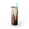 Skinny Tumbler with Straw – 20 oz Stainless Steel Cup