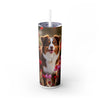 Skinny Tumbler with Straw – 20 oz Stainless Steel Cup