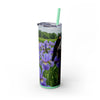 Skinny Tumbler with Straw – 20 oz Stainless Steel Cup