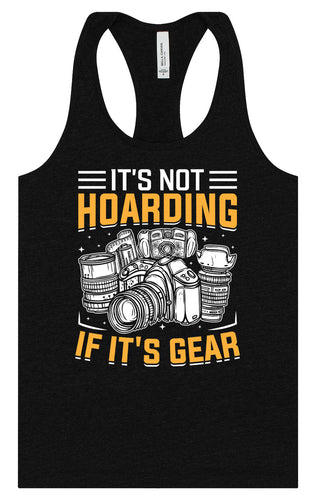 Photography Not Hoarding, It's Gear Women's Racerback Tank
