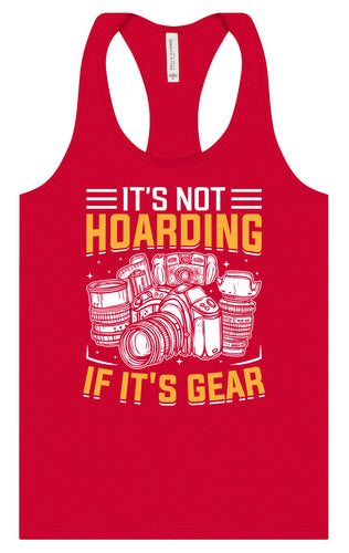 Photography Not Hoarding, It's Gear Women's Racerback Tank