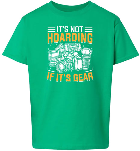 Photography Not Hoarding, It's Gear Children's Gildan Soft Shirt