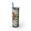 Skinny Tumbler with Straw – 20 oz Stainless Steel Cup