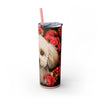 Skinny Tumbler with Straw – 20 oz Stainless Steel Cup