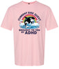 Side Quest Brought By ADHD Adult Gildan Soft Shirt