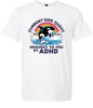Side Quest Brought By ADHD Adult Gildan Soft Shirt