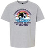 Side Quest Brought By ADHD Children's Gildan Soft Shirt