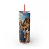 Skinny Tumbler with Straw – 20 oz Stainless Steel Cup