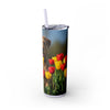 Skinny Tumbler with Straw – 20 oz Stainless Steel Cup