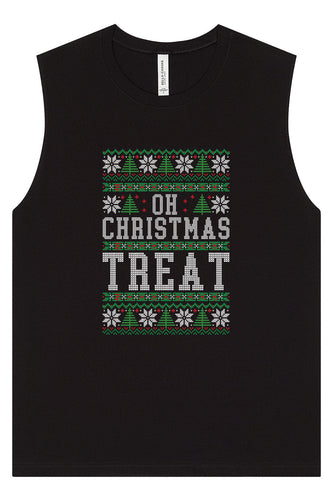 Sweater Style Oh Christmas Treat Muscle Tank