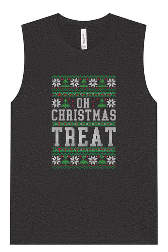 Sweater Style Oh Christmas Treat Muscle Tank