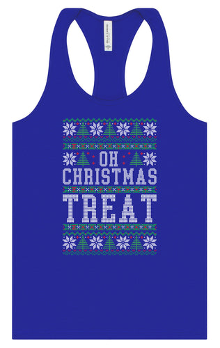 Sweater Style Oh Christmas Treat Women's Racerback Tank