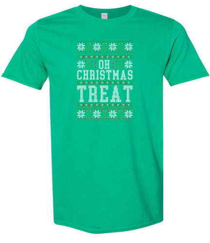 Sweater Style Oh Christmas Treat Adult Gildan Soft Shirt